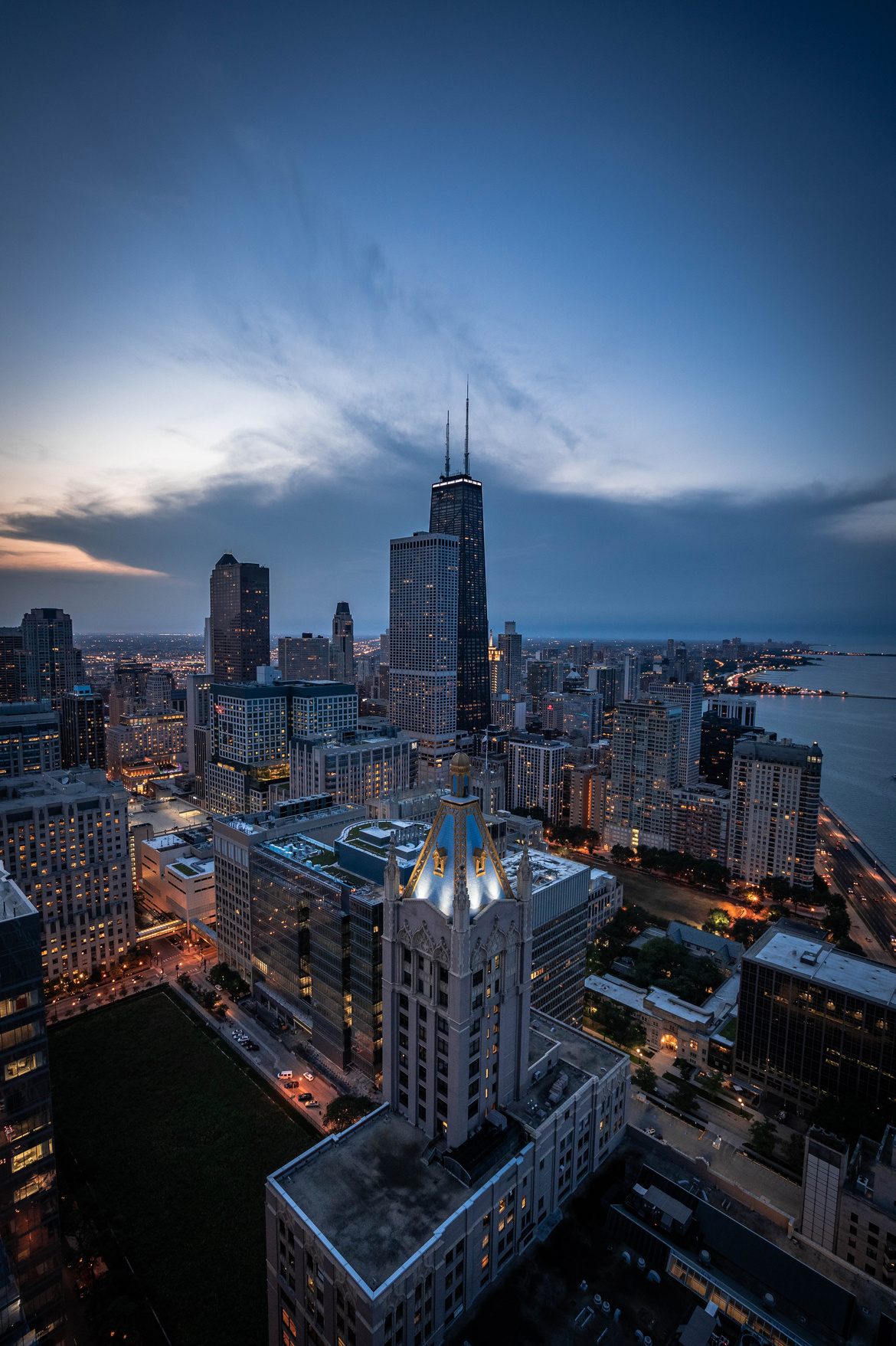 Aerial Shot Of City